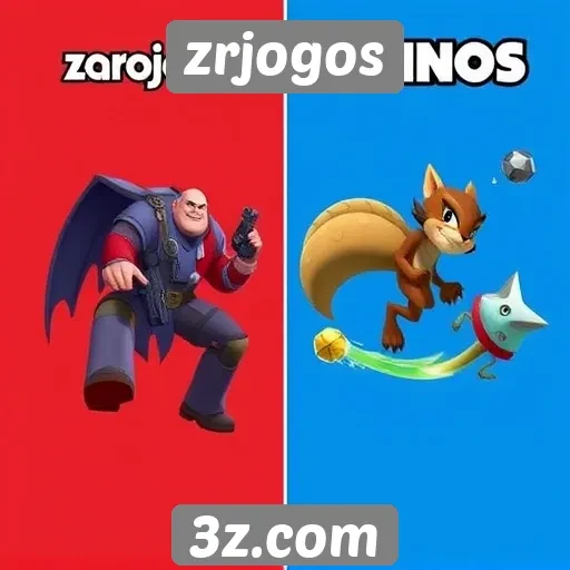 Comparativo entre zrjogos e outros sites de jogos
